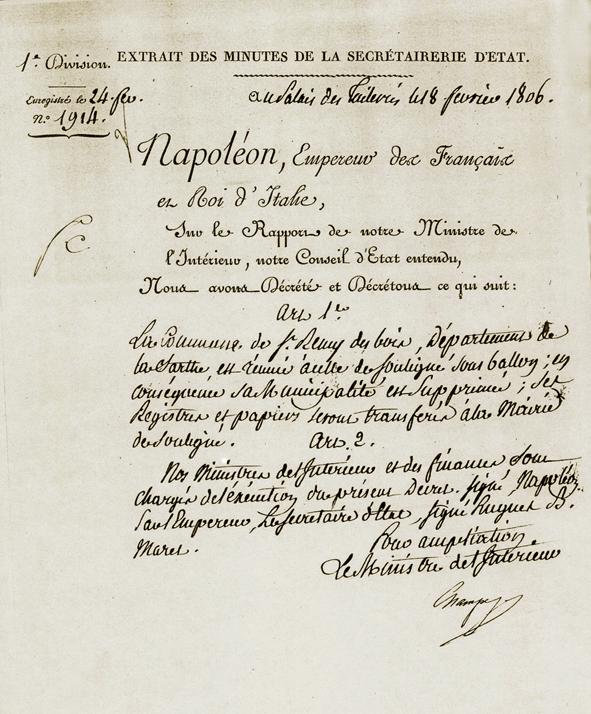 décret de Napoléon
