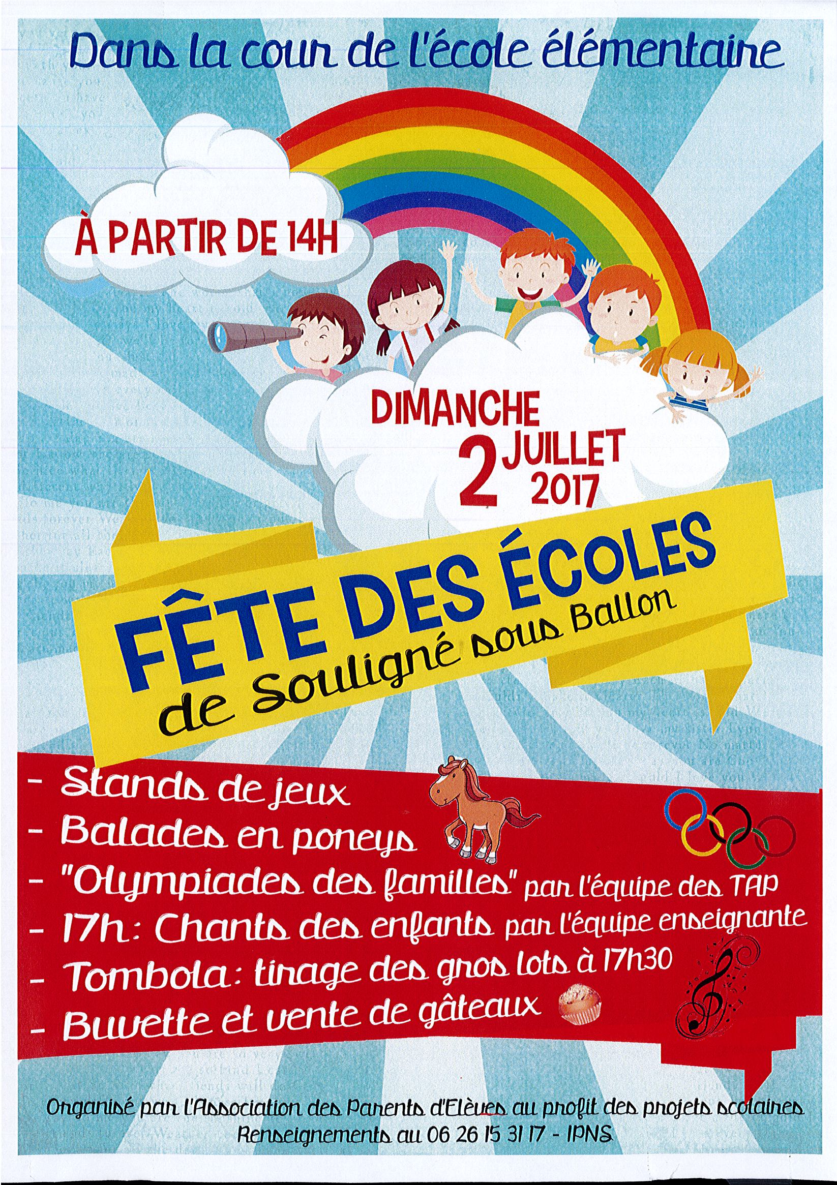 Souligné sous Ballon | Fête de l’Ecole